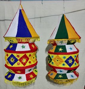 Handicraft  three  folded  lamp  shade