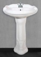 Mini Sterling Pedestal Wash Basin