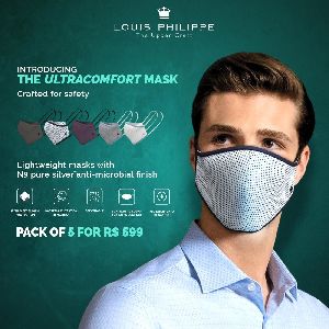 3 ply face mask washable