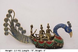 Brass Peacock Bastar Dhokra Art