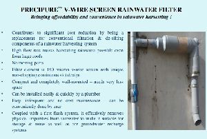 PRECIPURE V-WIRE SCREEN RAINWATER FILTERS