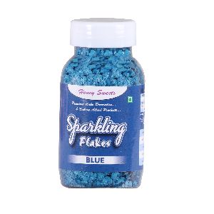 Blue Sparkling Flakes