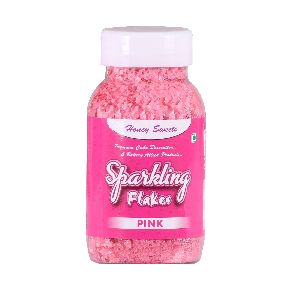 Pink Sparkling Flakes