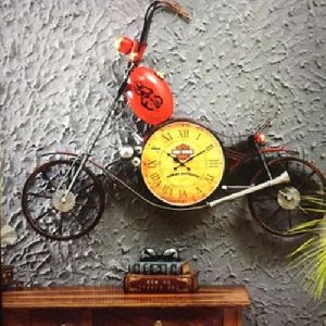Iron Bike Wall Clock