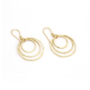 Metallic Brass Earrings (ABM-ET-36)