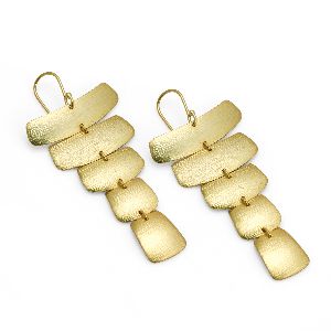 Metallic Brass Earrings (ABM-ET-38)
