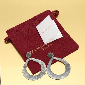 Metallic Silver Earrings (ASM-ET-10)