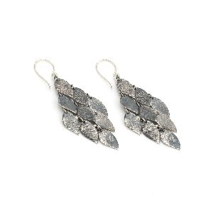 Metallic Silver Earrings (ASM-ET-20)