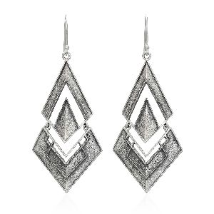 Metallic Silver Earrings (ASM-ET-28)
