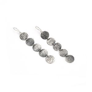 Metallic Silver Earrings (ASM-ET-34)
