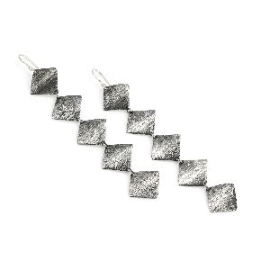 Metallic Silver Earrings (ASM-ET-35)