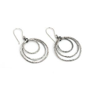 Metallic Silver Earrings (ASM-ET-36)