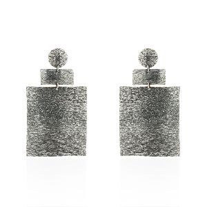 Metallic Silver Earrings (ASM-ET-39)