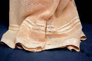 Indian Cotton Voile Emma Fabric with Fancy Selvedge