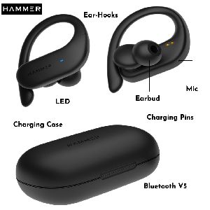 Hammer KO smart touch control wireless bluetooth Earphone