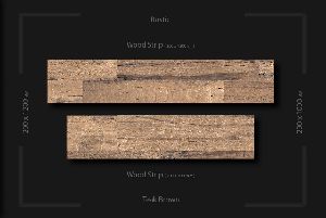 Teak Brown Wooden Strip
