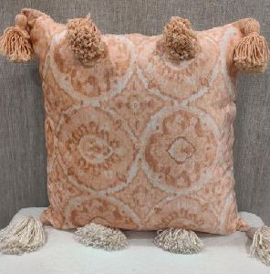 Chenille Velvet Blush Cushion Cover