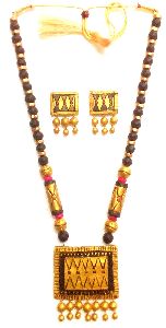 Navaratri Collection/Terracotta Necklace/Diwali Gifts/Exclusive Festive Fashion