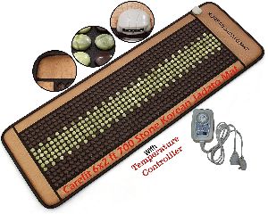 Hot Stone Massager Mattress Thermal Therapy For Full Body Pain Relief