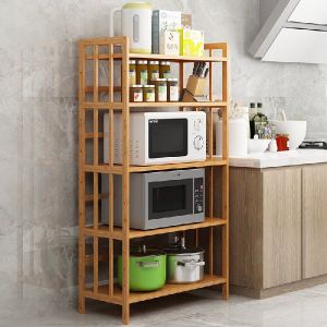 Polished Wood Kitchen Rack, Feature : Corrosion Resistant, High Quality
