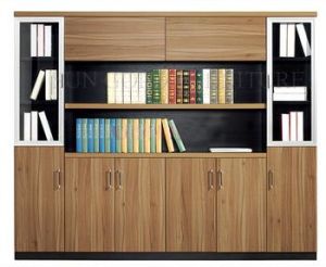 Polished Wood Office Cabinet
