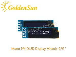 0.91&quot; inch mono pm oled display modules 128*32 I2C IIC