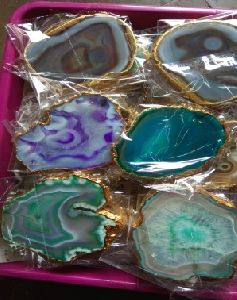 Agate Coaster Set