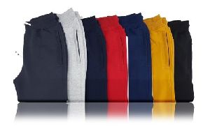 comfort track pants in cotton and polyster fabric