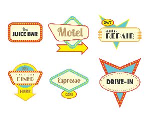 Retro Signs Printing Services