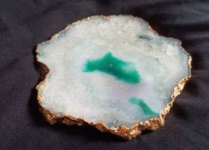 Green Dyed Agate Coaster