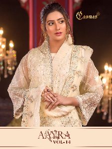 GEORGETTE WITH HEAVY EMBROIDERY WORK PAKISTANI SUITS