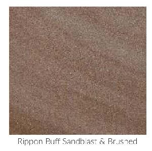 Rippon Buff Sandblast & Brushed Contemporary Sandstone and Limestone Paving Stone