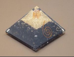 Black Tourmaline Orgonite Crystal Pyramid