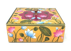 Handcrafted Decorative Fancy Painted Wooden Box