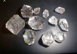 white rough diamonds