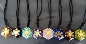 Assorted Colors Orgonite Pendant