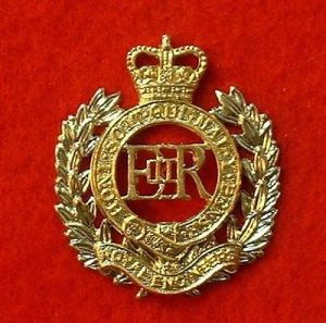 Royal Engineer Office Cap Badge