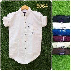 Mens Plain Single Pocket Shirts