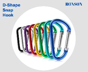 Multicolour D shape snap Hook