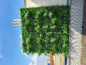 Artificial outdoor vertical garden