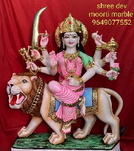 Marble Durga Mata Statue