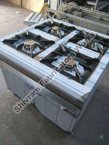 Four Burner Commercial Gas Stove