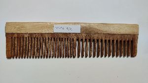 NW-06(S/C) Handmade Neem Singlewood Hair Comb
