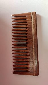 SW-09 (M) Sheesham Wood Handmade 6" Shampoo Comb