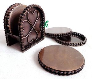 Bike Chain Coaster set of 4