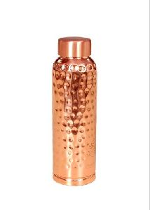 Copper Hammered Water Bottle