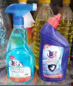 Toilet cleaners and mirror cleaners spry type