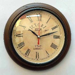 10 Inch Wooden Vintage Wall Clock