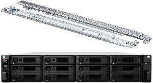 Synology RackStation RS2418+ NAS Server Bundle C3538 Quad-Core 32GB DDR4 12TB SSD