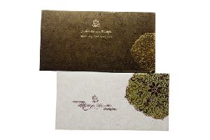 Hardboard Wedding Card